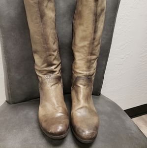 MJUS Brown leather knee high boots